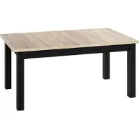 WFL GROUP ESSTISCH Lindberg ausziehbar verlängerbar rechteckig, Eiche Sonoma Hellbraun 140-160/80/77 cm