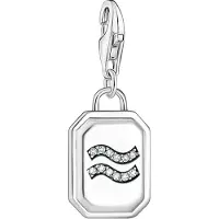 Thomas Sabo Charm-Anhänger Sternzeichen Wassermann mit Steinen Silber