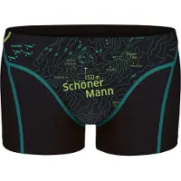 Ein schöner Fleck Erde Boxershorts Schöner Mann Schwarz schwarz XL