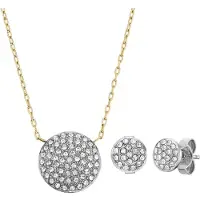 Fossil Schmuckset Halskette und Ohrringe Nk Er Glitz Set JF04815SET Goldfarben