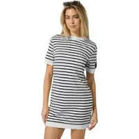 Super.natural Women's Casual Stripe Dress Bio Sommer