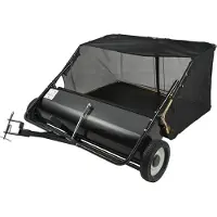StarTech.com Rasenkehrmaschine - Laub- & Rasenkehrer zum Anhängen für Aufsitzmäher - 127 cm Arbeitsbreite - Einstellbare Kehrhöhe - Robuste Konstruktion - Mit Laubsammler - Für Hof & Rasen