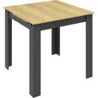 VCM Esstisch ausziehbar, Holz Küchentisch 80-120 cm, kompakter Speisetisch für Küche & Essbereich, Tisch Pesoli