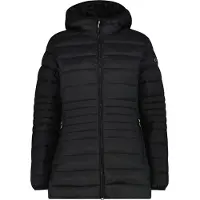 CMP Damen lange Kapuzenjacke mit Reißverschluss Sorona Aura