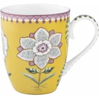 Pip studio Tasse Home Mug Large Lily & Lotus Yellow (6er Set)
