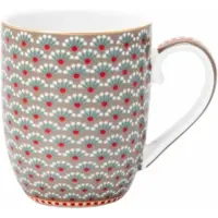 Pip studio Tasse Home Tasse Klein Blooming Tales Khaki (6er Set)