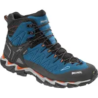 Meindl Lite Hike GTX 4692-09 Wanderschuhe, Herren, Materialmix, Blau/Orange, - Wanderschuhe Outdoor Herren, Blau, leder/textil (velour/mesh)