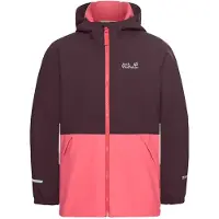 Jack Wolfskin Snow Days Jacke Schwarz,Rosa 128 cm Junge Schwarz,Rosa 128 cm