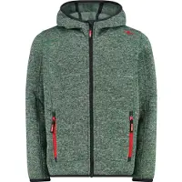 CMP Boy's Jacket Fix Hood Jacquard Knitted