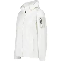 CMP Damen Softshell Jacke mit abnehmbarer Kapuze weiss 40