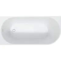 Duravit DuraSenja BW Ecke links, Weiß, Acryl, 1700x800x585 mm, Oval, RS 2, inkl. FG u. AÜL, 1 Stk.