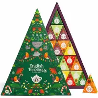 English Tea Shop ETS - Tee Adventskalender "Mosaik grün", BIO, 25 Pyramidenbeutel