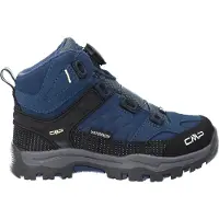 CMP Kids Kiruna Mid Fitgo WP Trekking Shoes blue ink-yellow (10MF) 31