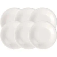 Villeroy & Boch Frühstücksteller "Frühstücksteller New Cottage Basic ø 21,5 cm 6er Set weiß", weiß, Speiseteller, Frühstücksteller