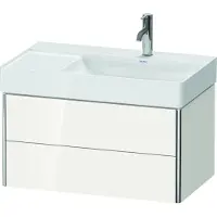 Duravit XSquare Waschtischunterbau wandhängend 78,4x46,0 cm, 2 Schubkästen, für Waschtisch DuraSq