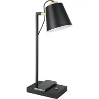Eglo LED Tischlampe Lacey, Nachttischlampe mit QI-Ladefunktion, Tischleuchte Touch dimmbar, Schlafzimmer Tisch Lampe, warmweiß