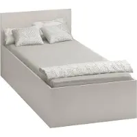 Kondela Einzelbett mit Metallrost Doli 90x200 cm - Kaschmir