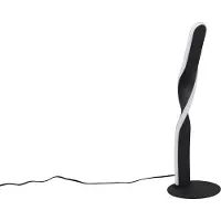 Reality Leuchten LED Tischlampe Ginko, schwarz, für Wohn- / Esszimmer, Metall, Modern, LED Tischlampe