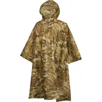 Brandit Outdoorjacke "Herren Ripstop Poncho" 1 Stk. tlg. ohne Kapuze