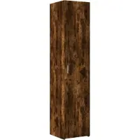 vidaXL Highboard Räuchereiche 40x42,5x185 cm Holzwerkstoff