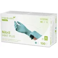 BODY PRODUCTS Medi-Inn Nitril Mint Plus - mintgrün - puderfrei - Gr. XL - 1000 Einmalhandschuhe