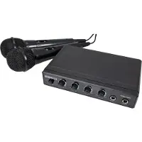 HQ Power karaoke-Set Plug-and-Play 17 x 11 cm schwarz
