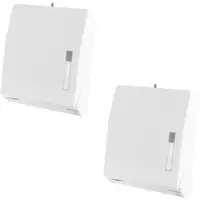 Plock GmbH Papierhandtuchspender Funny - Kunststoff - weiß - 2 Handtuchspender