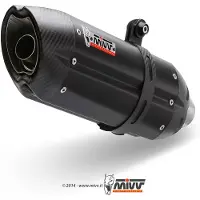 MIVV Suono Auspuffsystem mit EG-BE S/O 4-1 BL - ZX10R 08-10