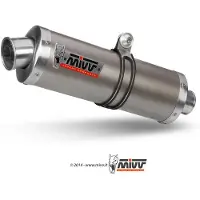MIVV Oval Auspuffsystem mit EG-BE S/O 4-1 TI - GSF600 95-04