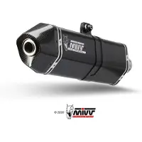 MIVV Speed Edge Auspuffsystem mit EG-BE S/O BL - PAN AMERICA 21-