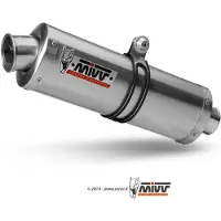 MIVV Oval Auspuffsystem mit EG-BE S/O 4-1 VA - GSF650 05-06