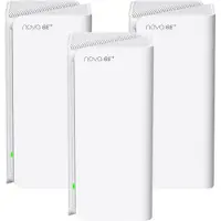Tenda MX21 PRO 2er-Set Mesh-System für das gesamte Zuhause. Wi-Fi 6E Gigabit Tri-Band AX5700, 3 Gigabit-Ports, MU-MIMO, Beamforming, MFDMA, Abdeckung bis zu 500 m²