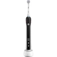 Oral-B PRO 2 2000S Elektrische Zahnbürste/Electric Toothbrush, mit 2 Putzmodi und visueller Andruckkontrolle für Zahnpflege, Designed by Braun, schwarz