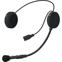 INF Motorradhelm-Headset Bluetooth 5.2 Schwarz
