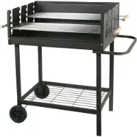 MASTER GRILL Rechteckiger Grill für Profis Mg648