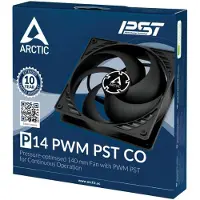 Arctic Cooling ARCTIC P14 PWM PST CO 140 mm PWM PST Lüfter optimiert für statischen Druck und Dauerbetrieb, Ventilator, 14 cm, 1700 RPM, 24,5 dB, 72,8 cfm, 123,76 m³/h