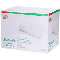 + Prisoma GmbH Vliwasoft Vlieskompressen steril 10x10 cm 4l. 150 St Kompressen