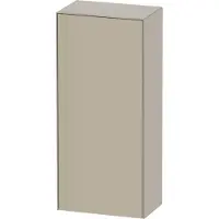 Duravit Halbhochschrank White Tulip 40x24x88cm, 1 T, Anschl li, Tau s-matt