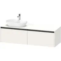 Duravit Ketho.2 Wastafelonderkast 160x55x45,9 cm Supermat Wit