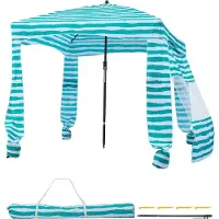 Vevor Strand-Cabana 183 x 183 cm Strandüberdachung mit Seitenwand