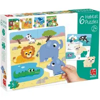 Goula 6 Habitat Puzzle, 20 Stück(e), Ausbildung, 2 Jahr(e)