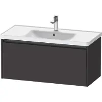 Duravit Waschtischunterschrank Ketho.2 98,4x45,5cm, graph matt, 1 Ausz., wandhängend
