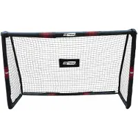AW Tools - Fußballtor-Set, PVC-beschichtet, Polyäthylen AW1066 (Einheitsgröße) (Schwarz/Rot)