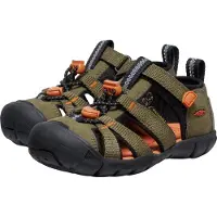 Keen Sandalen - Seacamp II CNX C - Dark Olive/Gold Flamme - - 30 - Sandalen