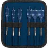 Bosch EXPERT Self Cut Speed Flachfräsbohrer-Set, 14/16/18/20/22/25/24, 6-tlg.