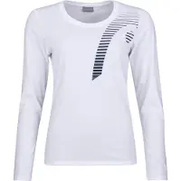 Head Tennisshirt Club 21 Linda L/S White Damen-XL
