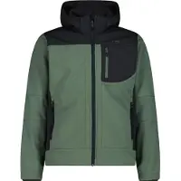CMP Herren Funktionsjacke Herren Softshelljacke mit Kapuze Men Softshell Jacket Zip Hood