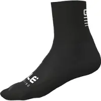 ALÉ Klassische Fahrradsocken - STRADA 2.0 - Weiß/Schwarz L