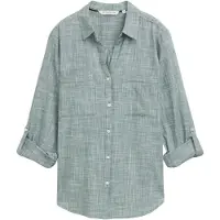 Tom Tailor With Slub Structure 1035247 Langarmbluse