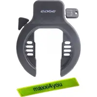 Bike-parts Edge Rocky Rahmenschloss Fahrradschloss Hinterbauschloss inkl. maxxi4you Reflexband